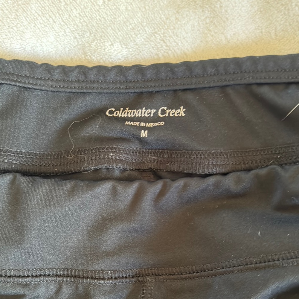 Coldwater Creek Black Leggings